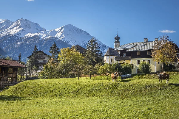 Mitteldorf in the Virgen valley, East Tyrol, Austria