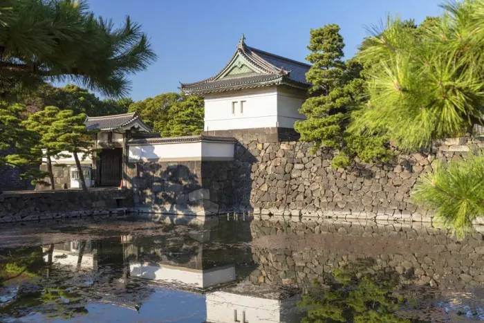 Framed Print : Moat and gate of Imperial Palace, Tokyo, Japan Framed Print : Moat and gate of Imperial Palace, Tokyo, Japan