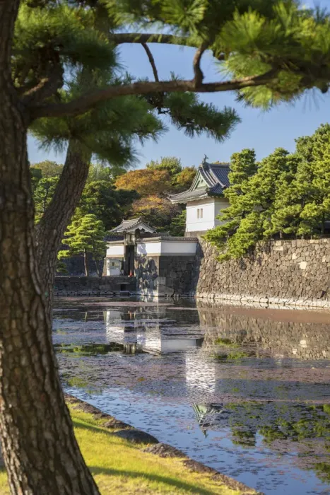 Framed Print : Moat and walls of Imperial Palace, Tokyo, Japan Framed Print : Moat and walls of Imperial Palace, Tokyo, Japan