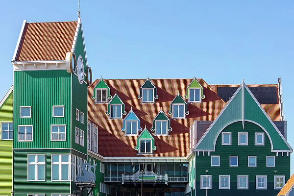 Modern architecture in the city centre of Zaandam, North Holland, Netherlands