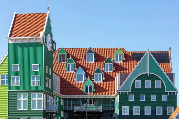 Framed Print : Modern architecture in the city centre of Zaandam, North Holland, Netherlands Framed Print : Modern architecture in the city centre of Zaandam, North Holland, Netherlands