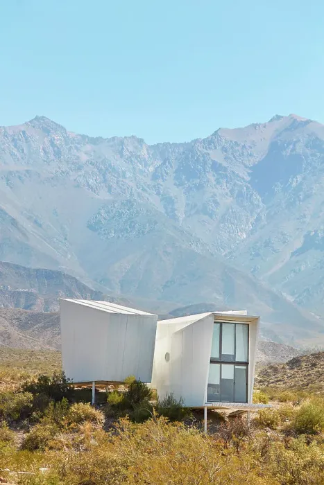 Framed Print : Modern architecture huts along the Camino de Las Carreras road (Route 89), Potrerillos, Lujan de Cuyo, Mendoza, Argentina Framed Print : Modern architecture huts along the Camino de Las Carreras road (Route 89), Potrerillos, Lujan de Cuyo, Mendoza, Argentina