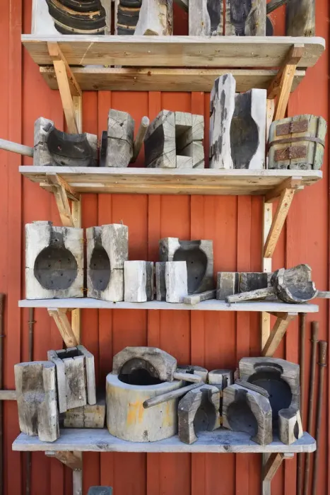 Framed Print : Molds for the traditional glass-blowing workshop at Skansen. Stockholm, Sweden Framed Print : Molds for the traditional glass-blowing workshop at Skansen. Stockholm, Sweden