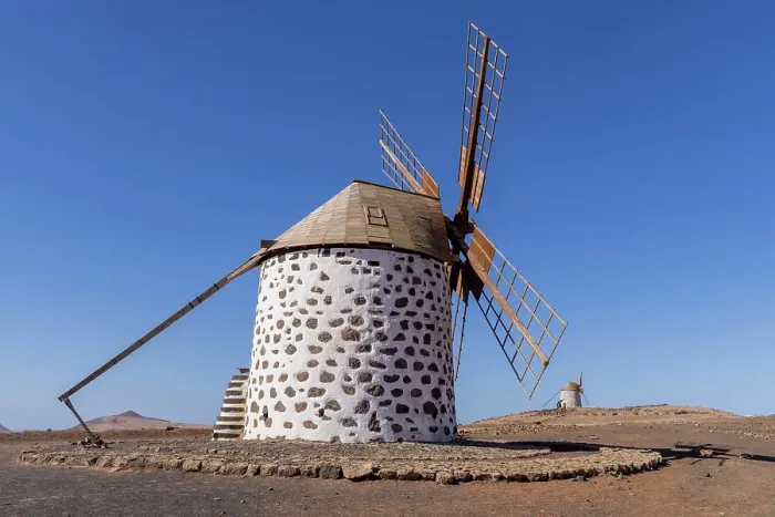 Framed Print : Molino de Tefia, Traditional windmill in Tefia, Fuerteventura, Canary Islands, Spain Framed Print : Molino de Tefia, Traditional windmill in Tefia, Fuerteventura, Canary Islands, Spain