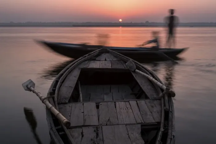 Framed Print : Moments of life, on Ganges shores, with wooden boat, Varanasi, Uttar Pradesh, India Framed Print : Moments of life, on Ganges shores, with wooden boat, Varanasi, Uttar Pradesh, India