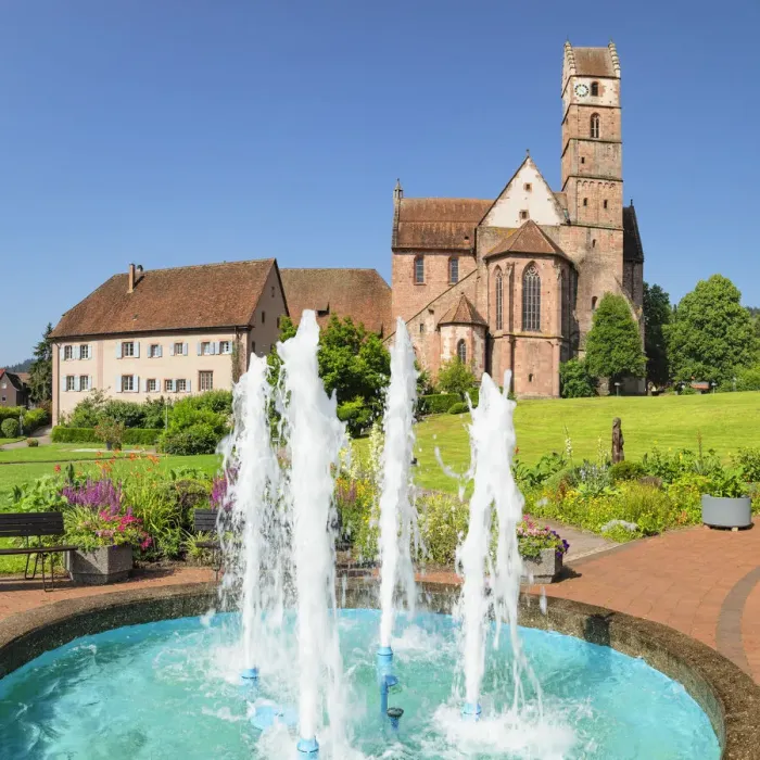 Framed Print : Monastery church Alpirsbach, Kinzigtal Valley, Central Black Forest, Baden-Wurttemberg, Germany Framed Print : Monastery church Alpirsbach, Kinzigtal Valley, Central Black Forest, Baden-Wurttemberg, Germany
