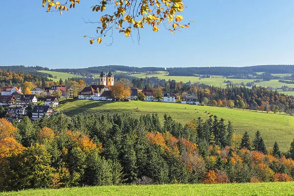 Monastery church, St. Margen, Black Forest, Baden-Wurttemberg, Germany