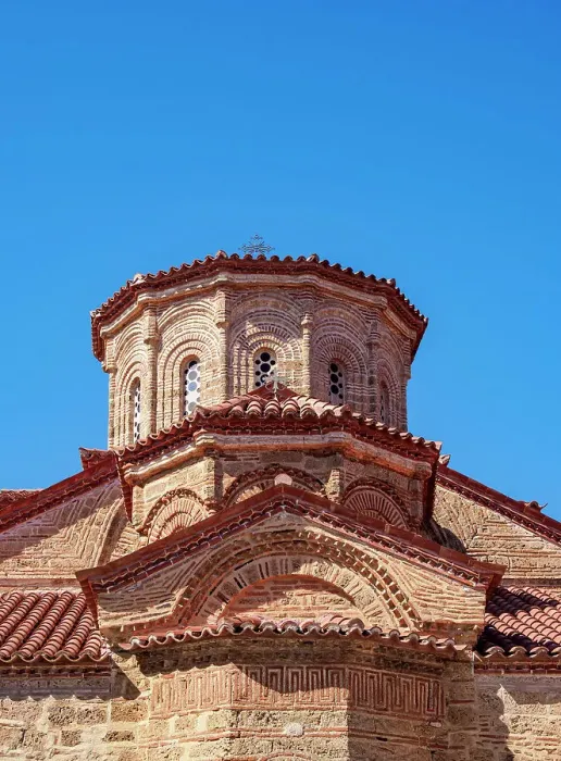 Framed Print : Monastery of Great Meteoron, detailed view, Meteora, Thessaly, Greece Framed Print : Monastery of Great Meteoron, detailed view, Meteora, Thessaly, Greece