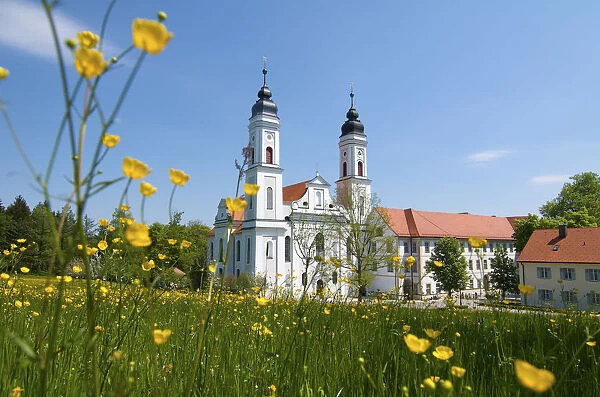 Monastery, Irrsee, Allgaeu, Bavaria, Germany