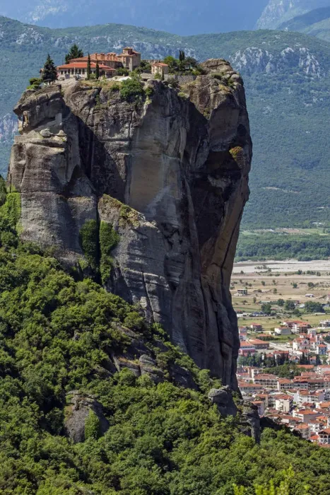 Framed Print : Monastery of Moni Agias Triados or Monastery of the Holy Trinity, Meteora, Thessaly Framed Print : Monastery of Moni Agias Triados or Monastery of the Holy Trinity, Meteora, Thessaly