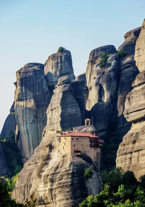 Framed Print : Monastery of Saint Nicholas Anapafsas, Meteora, Thessaly, Greece Framed Print : Monastery of Saint Nicholas Anapafsas, Meteora, Thessaly, Greece