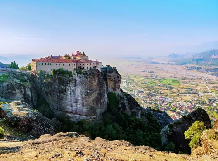 Framed Print : Monastery of Saint Stephen, Meteora, Thessaly, Greece Framed Print : Monastery of Saint Stephen, Meteora, Thessaly, Greece