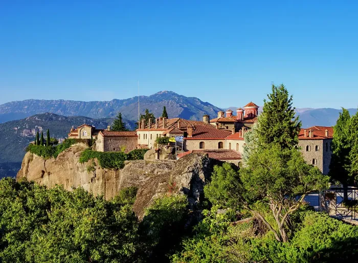 Framed Print : Monastery of Saint Stephen, Meteora, Thessaly, Greece Framed Print : Monastery of Saint Stephen, Meteora, Thessaly, Greece