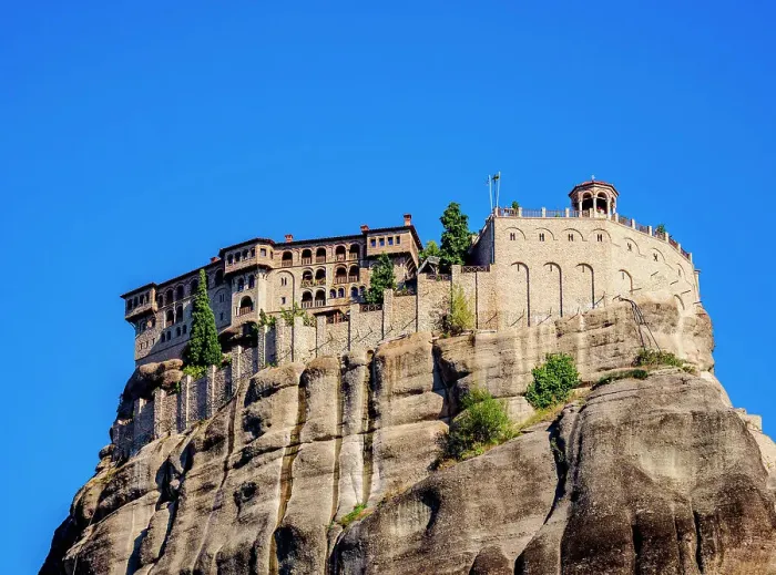 Framed Print : Monastery of Varlaam, Meteora, Thessaly, Greece Framed Print : Monastery of Varlaam, Meteora, Thessaly, Greece