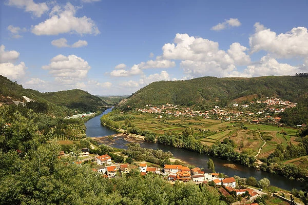 Mondego river in Penacova region. Beira Litoral, Portugal