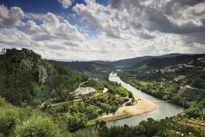 Framed Print : Mondego river in Penacova region. Beira Litoral, Portugal Framed Print : Mondego river in Penacova region. Beira Litoral, Portugal