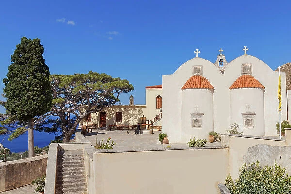 Moni Preveli monastery, Preveli, Rethymno, Crete, Greek Islands, Greece
