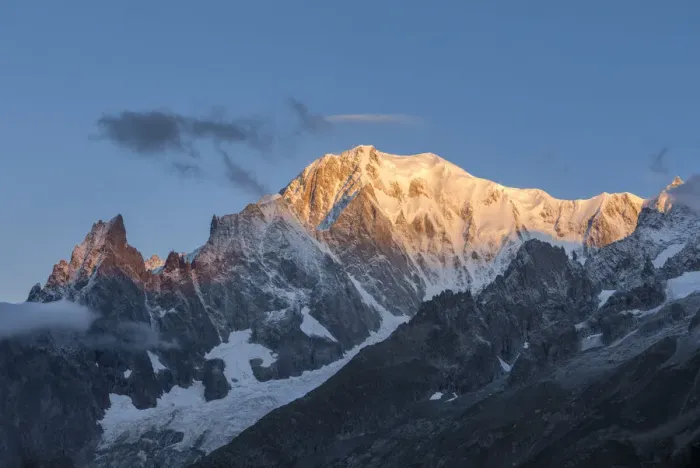 Framed Print : The Mont Blanc at sunrise from the Alp Lechey, Ferret Valley (Courmayeur, Aosta province) Framed Print : The Mont Blanc at sunrise from the Alp Lechey, Ferret Valley (Courmayeur, Aosta province)
