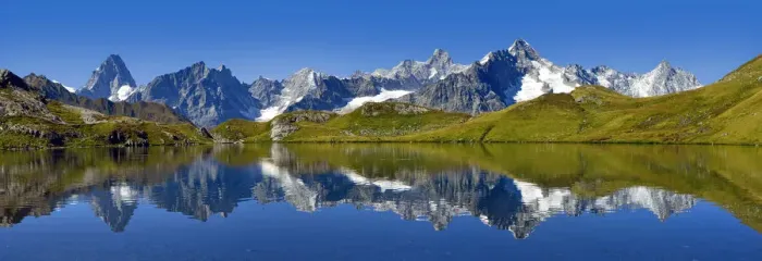 Framed Print : Monte Blanc in the mirror, Lac de Fenetre, Switzerland, Europe Framed Print : Monte Blanc in the mirror, Lac de Fenetre, Switzerland, Europe