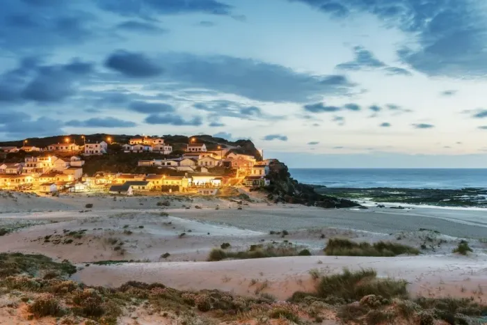 Framed Print : Monte Clerigo beach in the evening. Parque Natural do Sudoeste Alentejano e Costa Vicentina Framed Print : Monte Clerigo beach in the evening. Parque Natural do Sudoeste Alentejano e Costa Vicentina