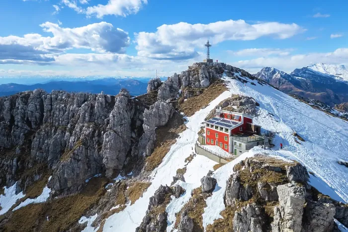 Framed Print : top of Monte Resegone and Rifugio Azzoni in winter. Lecco, Lombardy, Italy Framed Print : top of Monte Resegone and Rifugio Azzoni in winter. Lecco, Lombardy, Italy