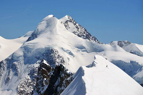 Monte Rosa (Lyskamm) from West Breithorn, Aosta Valley, Italy