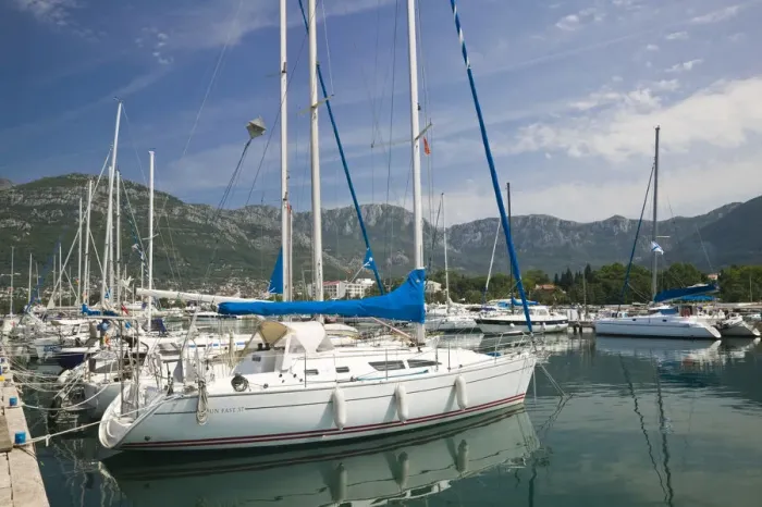 Framed Print : Montenegro, Bar, Marina Framed Print : Montenegro, Bar, Marina