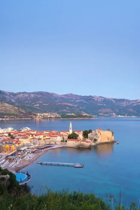 Framed Print : Montenegro, Budva, Old Town, Stari Grad Framed Print : Montenegro, Budva, Old Town, Stari Grad