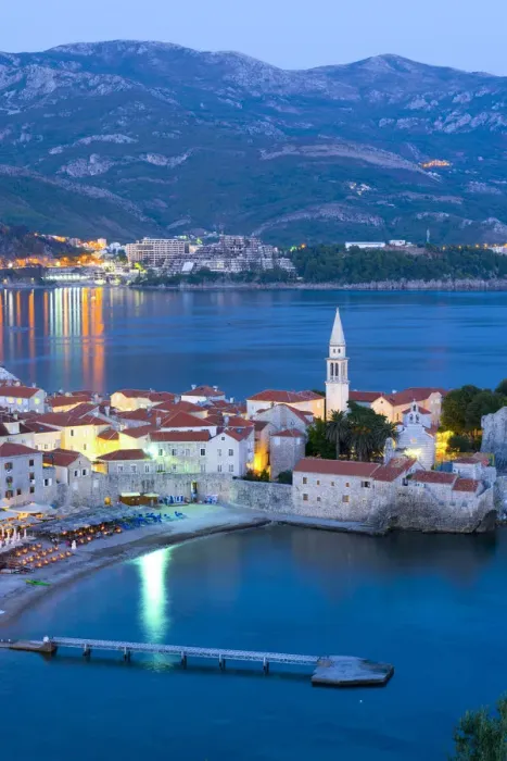 Framed Print : Montenegro, Budva, Old Town, Stari Grad Framed Print : Montenegro, Budva, Old Town, Stari Grad