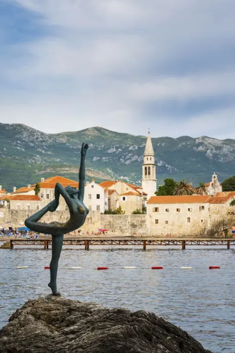 Framed Print : Montenegro, Budva, Old Town, Stari Grad Framed Print : Montenegro, Budva, Old Town, Stari Grad