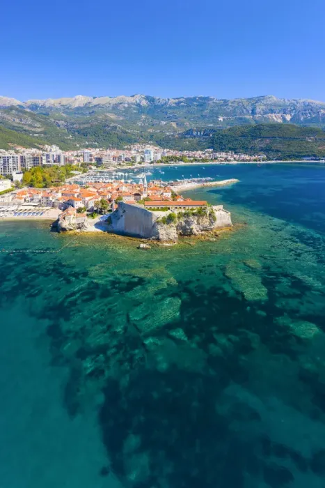 Framed Print : Montenegro, Budva, Old Town, Stari Grad Framed Print : Montenegro, Budva, Old Town, Stari Grad