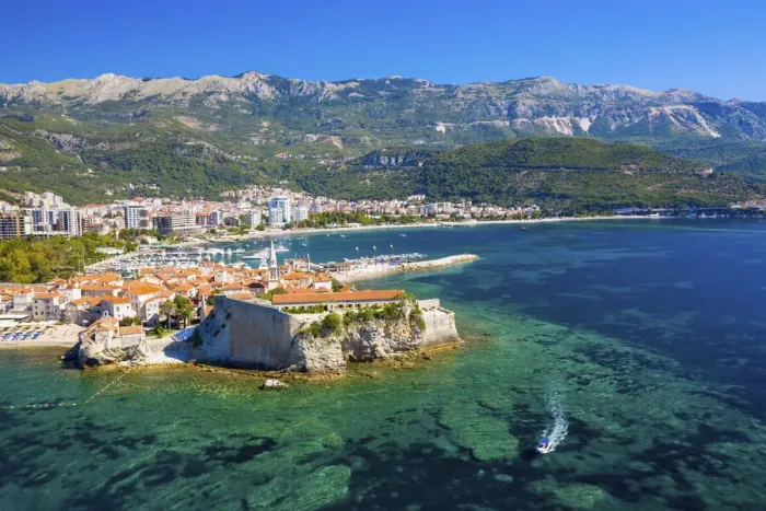 Framed Print : Montenegro, Budva, Old Town, Stari Grad Framed Print : Montenegro, Budva, Old Town, Stari Grad