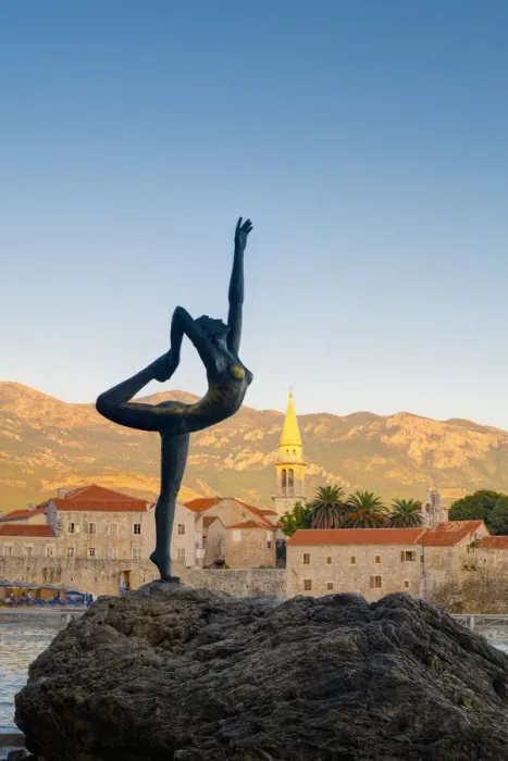 Framed Print : Montenegro, Budva, Sculpture Framed Print : Montenegro, Budva, Sculpture