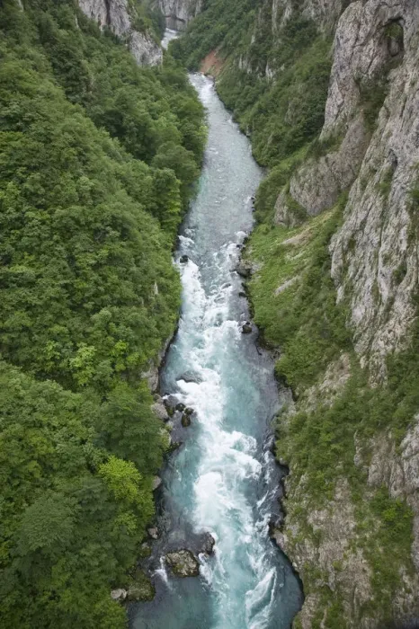 Framed Print : Montenegro, Durmitor National Park, Rapids of the Piva River by the Bosnian border Framed Print : Montenegro, Durmitor National Park, Rapids of the Piva River by the Bosnian border