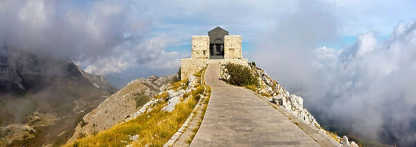 Montenegro, Lovcen National Park, Njegos Mausoleum