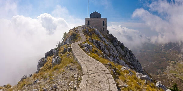 Montenegro, Lovcen National Park, Njegos Mausoleum