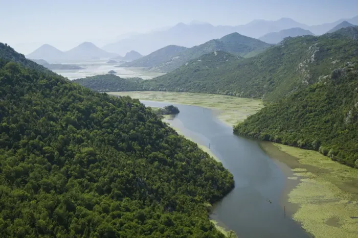 Framed Print : Montenegro, Rijeka Crnojevica, Crnojevica River Delta near Lake Skadar Framed Print : Montenegro, Rijeka Crnojevica, Crnojevica River Delta near Lake Skadar
