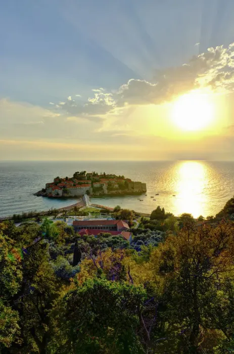 Framed Print : Montenegro, Sveti Stefan, now Aman Sveti Stefan Hotel Framed Print : Montenegro, Sveti Stefan, now Aman Sveti Stefan Hotel