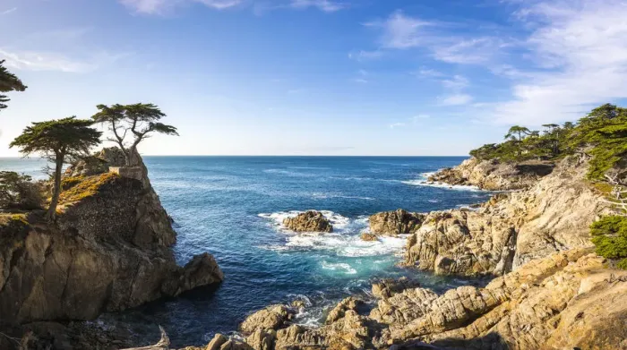 Framed Print : Monterey peninsula, Monterey, California, USA