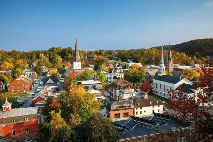 Framed Print : Montpellier, Vermont, New England, USA Framed Print : Montpellier, Vermont, New England, USA