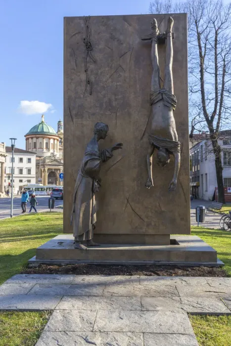 Framed Print : Monument to the partisan(Monumento al Partigiano) in the lower town of Bergamo, Lombardy Framed Print : Monument to the partisan(Monumento al Partigiano) in the lower town of Bergamo, Lombardy