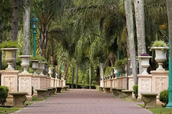 Framed Print : The monumental Lezama Park in San Telmo, Buenos Aires, Argentina
