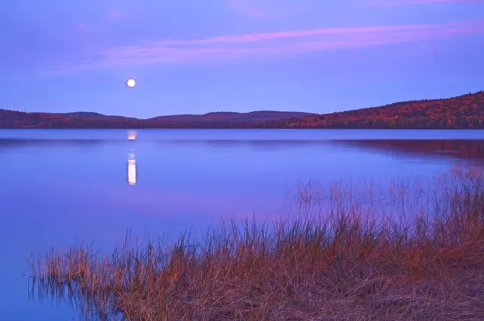 Framed Print : Moonrise on Lake of Two Rivers Algonquin Provincial Park, Ontario, Canada Framed Print : Moonrise on Lake of Two Rivers Algonquin Provincial Park, Ontario, Canada