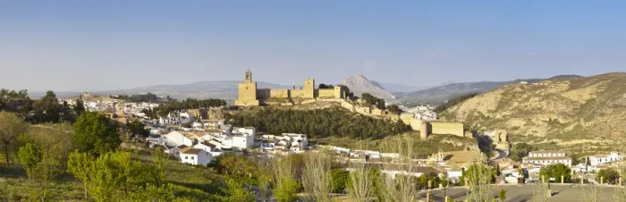 Framed Print : Moorish Alcazaba (castle) & city overview, Antequera, Malaga Province, Andalusia, Spain Framed Print : Moorish Alcazaba (castle) & city overview, Antequera, Malaga Province, Andalusia, Spain
