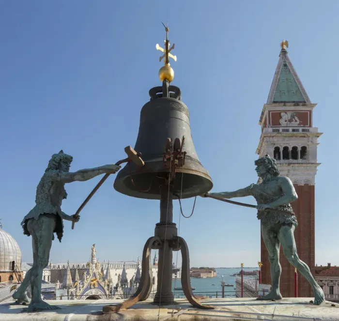 Framed Print : The Moors on top of the St Marks Clock Tower, St Marks Square, Venice, Veneto, Italy Framed Print : The Moors on top of the St Marks Clock Tower, St Marks Square, Venice, Veneto, Italy