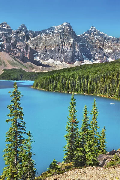 Moraine Lake and Valley of the Ten Peaks - Canada, Alberta, Banff National Park