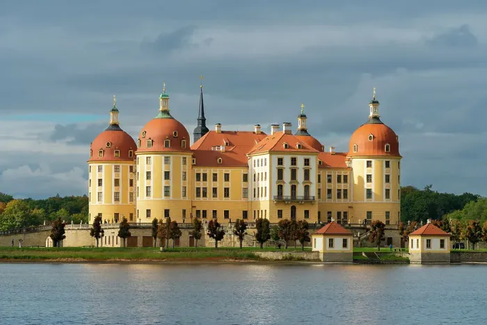 Framed Print : Moritzburg Castle with reflection on Schlossteich, Moritzburg, Meissen, Saxony, Germany Framed Print : Moritzburg Castle with reflection on Schlossteich, Moritzburg, Meissen, Saxony, Germany