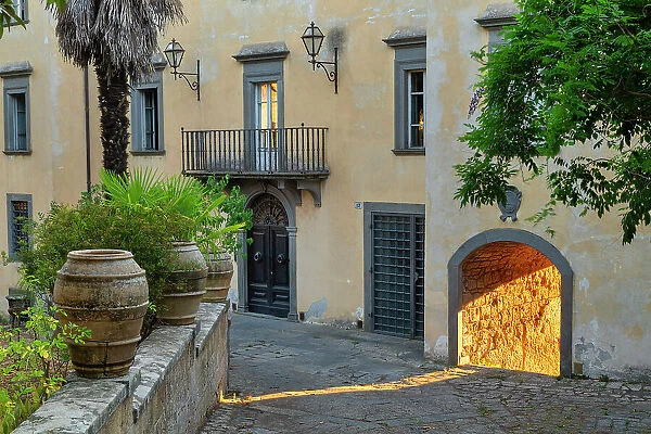 Morning Light Through Archway, Bagnoregio, Lazio, Italy
