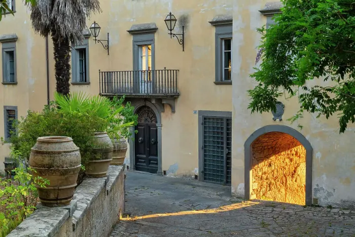 Framed Print : Morning Light Through Archway, Bagnoregio, Lazio, Italy Framed Print : Morning Light Through Archway, Bagnoregio, Lazio, Italy
