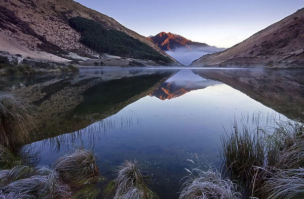 Morning reflections at Lake Kirkpatrick, Otago, New Zealand